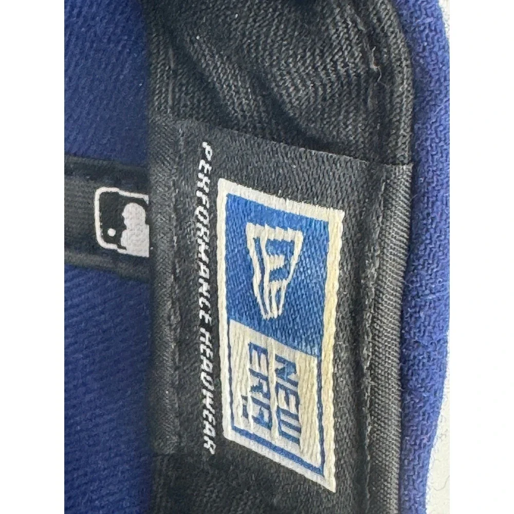 Chicago Cubs Hat Cap 7 3/8 New Era On‎ Field 59FIFTY  Fitted Hat  Baseball Blue
